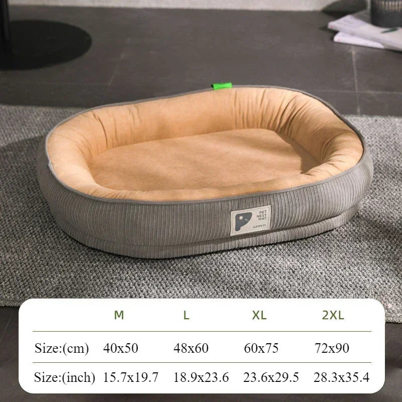 1PC Winter Warm Dog Bed Soft Memory Foam Pet Sleeping Mat for Small Medium Dogs Cats Removable Non-slip Dog Kennel Pet Supplies