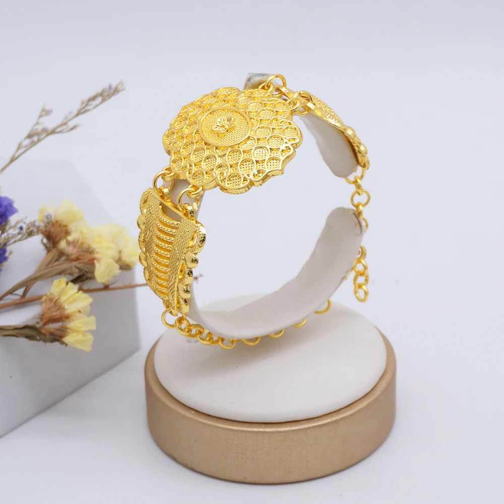 Conjuntos de joias finas 2023 para mulheres, presentes de casamento, colar, pulseira, brincos, anel, joias com contas africanas