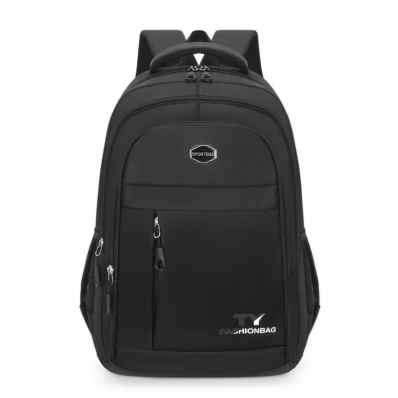 1 Mochila Masculina, Mochila Casual Impermeável de Grande Capacidade, Mochila Ajustável para Computador