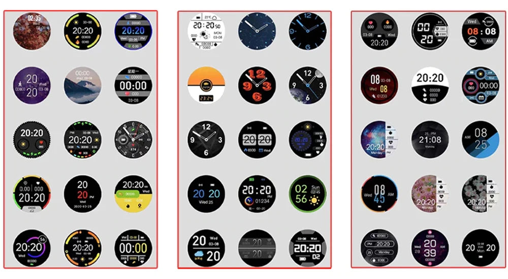 Relógio inteligente ZL02 com tela sensível ao toque, esportivo, fitness, IP67, à prova d'água, Bluetooth, recarregável, presente para homens e mulheres