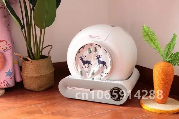 Cortina de porta à prova de odores e poeira para bacia de gato, combinando com cortinas para caixa de areia automática TONEPIE PETREE, produtos para animais de estimação