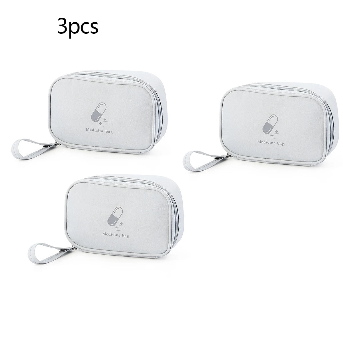 1 peça/3 peças/5 peças bolsa de remédios portátil kit de primeiros socorros kit de emergência médica organizador para viagem ao ar livre remédios domésticos pílulas