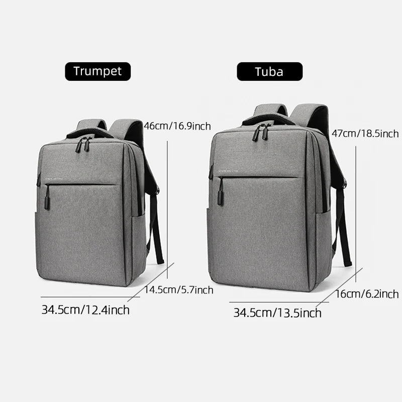 Mochila para laptop 40L durável de 17 polegadas para homens e mulheres com porta de carregador USB e capa para bagagem, bolsa resistente para faculdade para Macbook