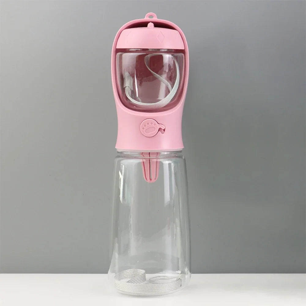 Food Grade Material Pet Water Bottle Food Storager Container Portable Pet Travel Feeder Bowl for Dog Cat Pet Supplies