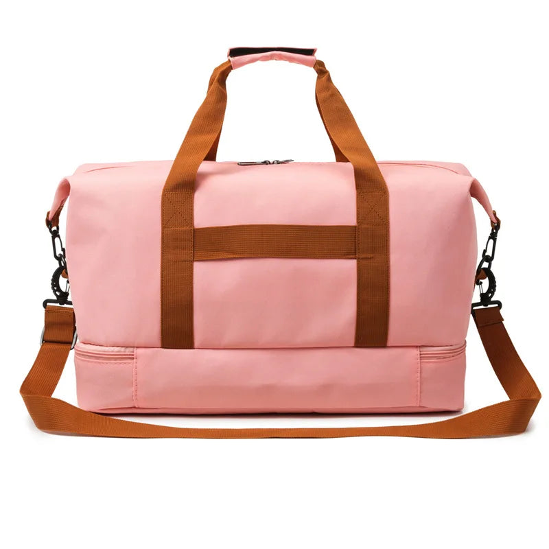 Large-capacity portable travel bag, lightweight gym bags, independent shoe compartment, shoulder messenger bag Дорожные сумки 가방