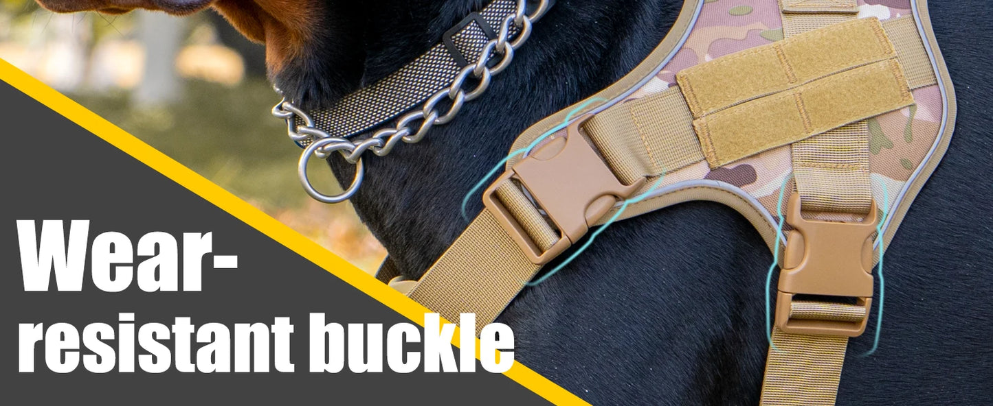 Arnês tático para cães, colete de treinamento para animais de estimação, Doberman Pinscher, arnês para cães de pequeno, médio e grande porte, à prova de explosão