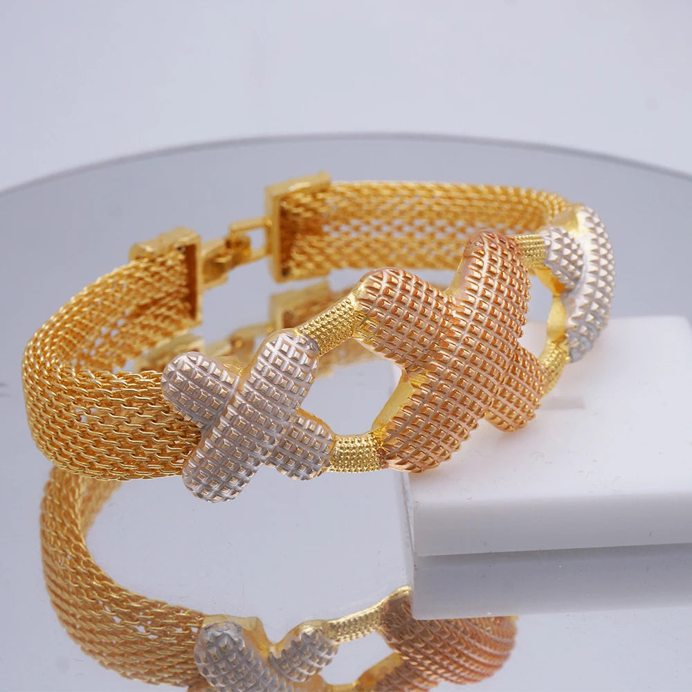 Conjuntos de joias finas 2023 para mulheres, presentes de casamento, colar, pulseira, brincos, anel, joias com contas africanas