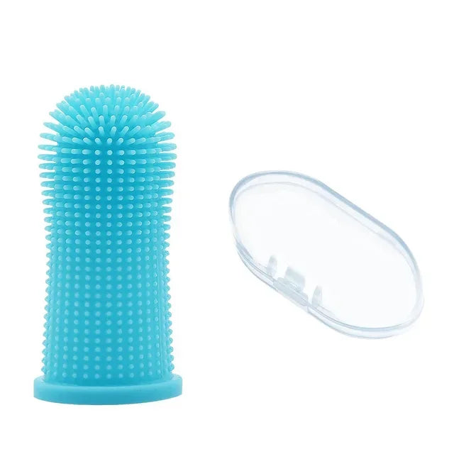 Escova de dentes super macia para cães e gatos, limpeza dos dentes, cuidados com a respiração, escova de dentes de silicone atóxica, produtos para animais de estimação