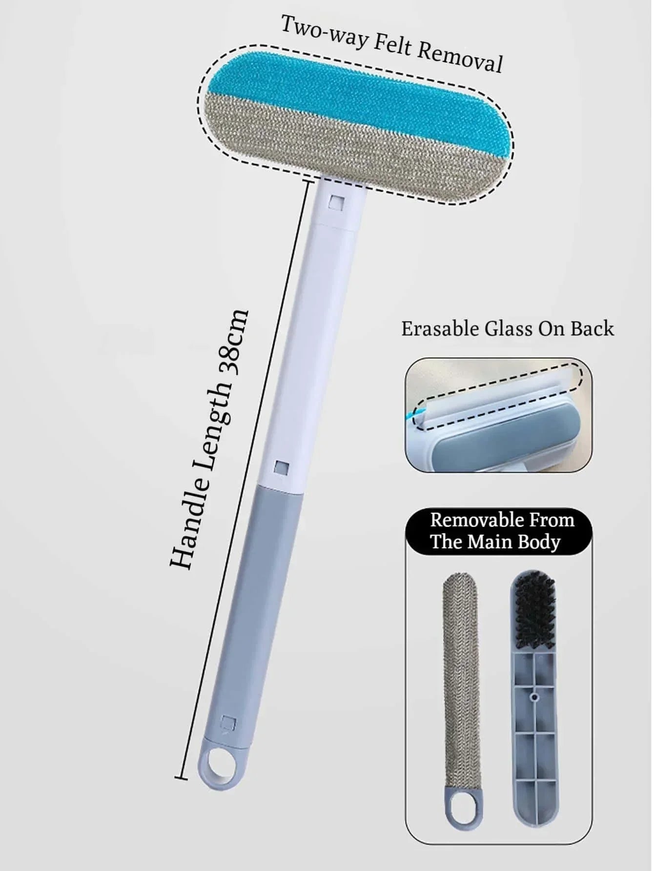 Conjunto de ferramentas para remoção de pelos de animais de estimação, luvas reutilizáveis ​​para remoção de pelos estáticos, luvas de dupla face para remoção de pelos de cães e gatos para carpetes e sofás