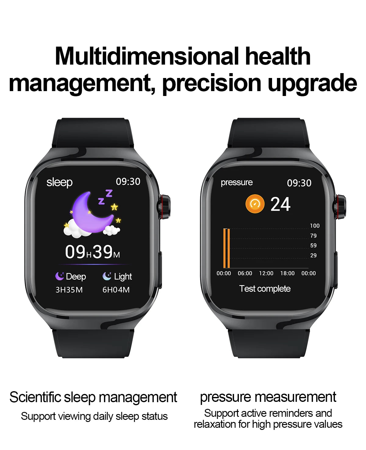 Novo 2025 para Huawei Três altas pressão arterial Smartwatch ECG Ácido Úrico Frequência Cardíaca Relógio Análise Corporal Monitoramento de Saúde Relógios