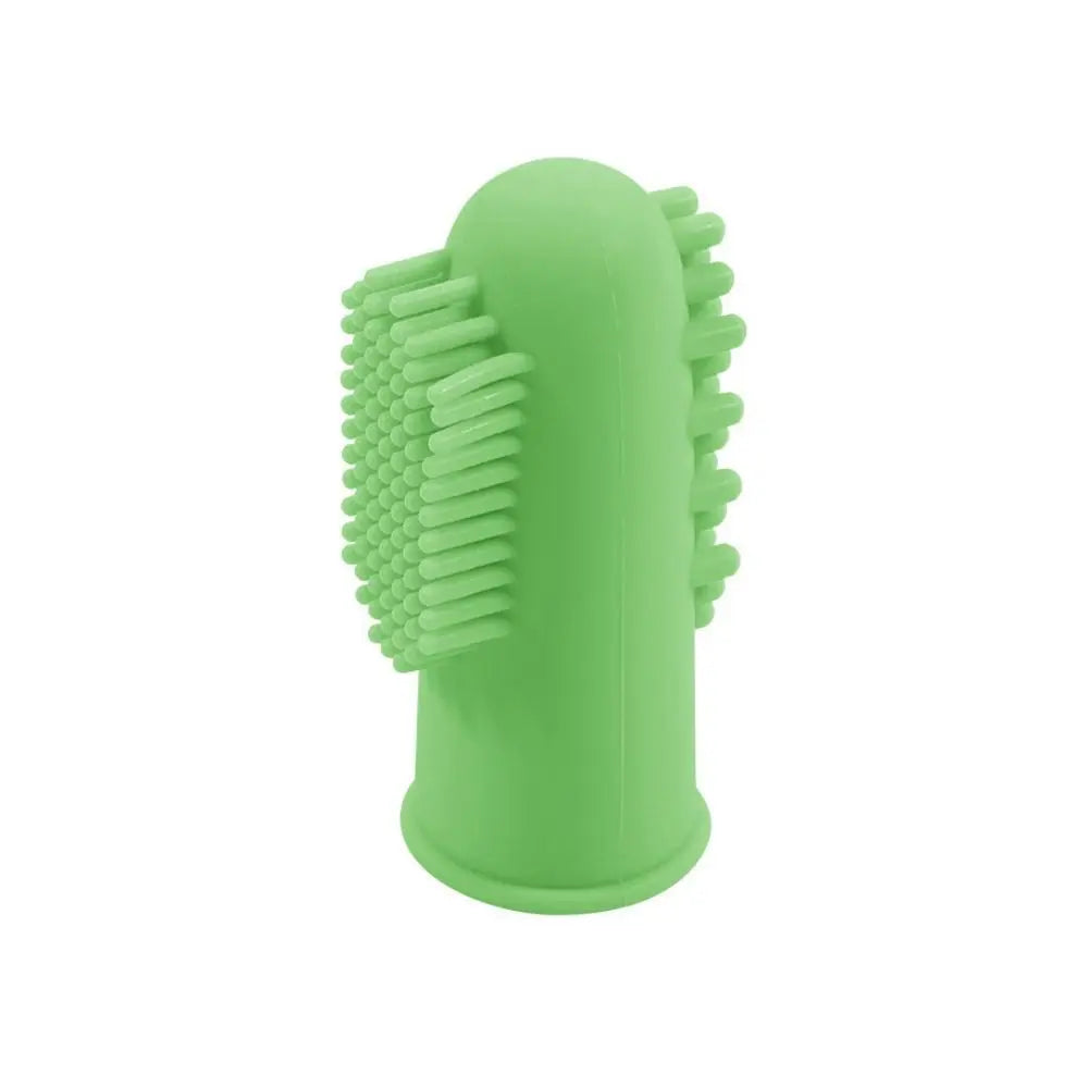 Silicone Pet Finger Toothbrush Bite Resistant Soft Cats Mouth Cleaner 360° Cleaning Pet Teeth Cleaning Fingertips for Cats Dogs