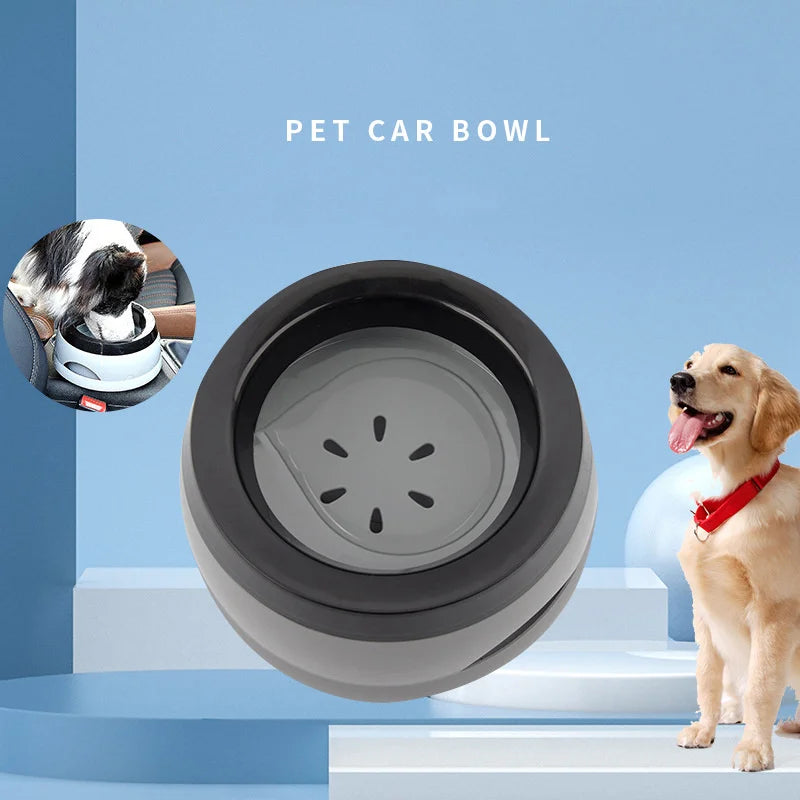 Tigelas flutuantes para cães e gatos, tigelas portáteis de plástico para gatos, tigelas flutuantes que não molham a boca e não derramam água potável, acessórios para cães