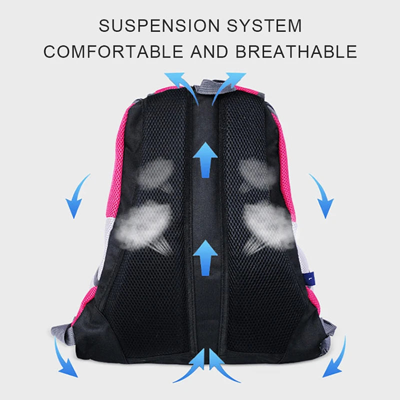 Mochila para transporte de cães de estimação, bolsa portátil para transporte de cães, mochila para transporte de cães, bolsa de ombro duplo para viagem, conjunto de viagem para cães