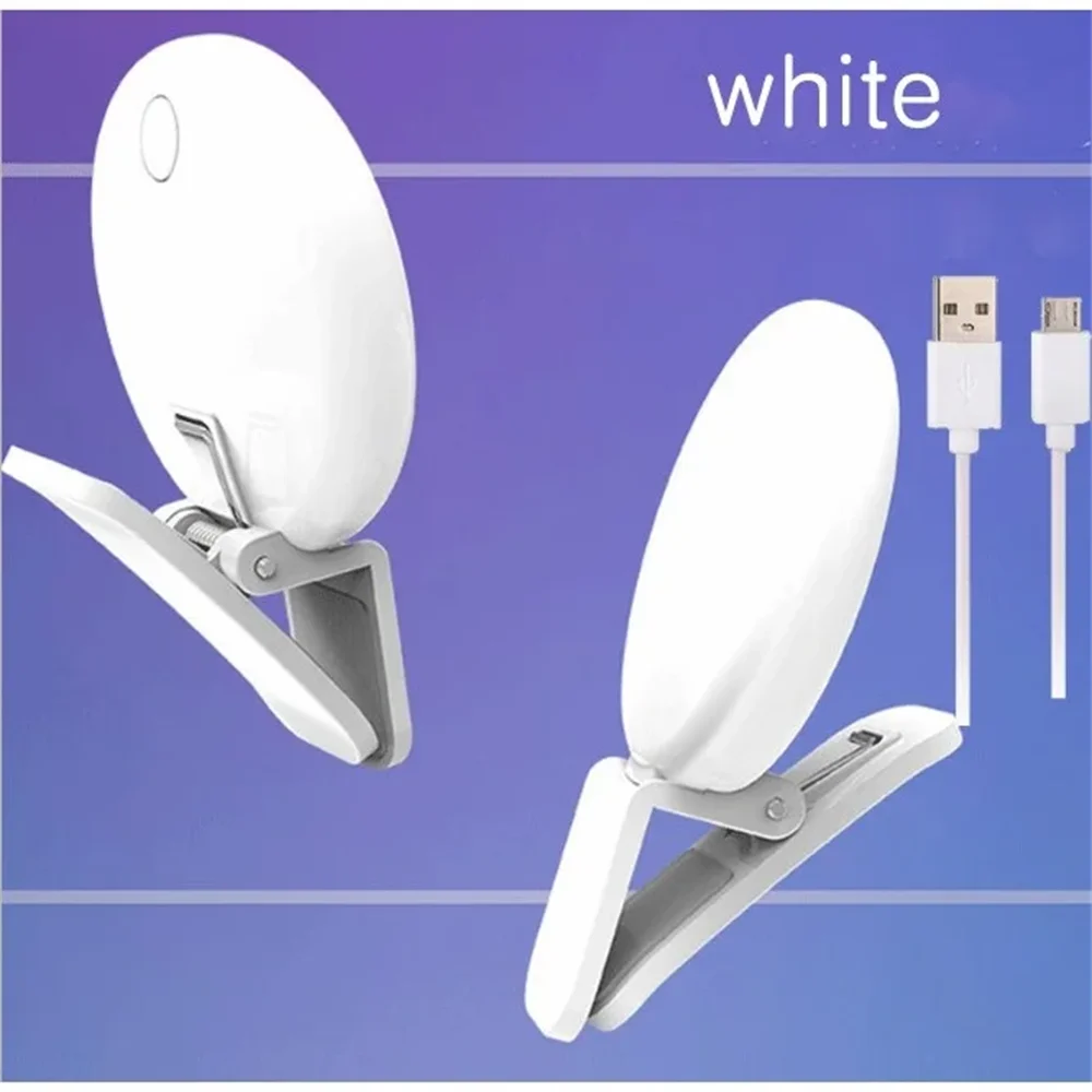 Universal  Mobile Phone Selfie Light Clip Adjustable 3 Level Brightness Fill Light Live Broadcast Light Portable USB Charge Lamp