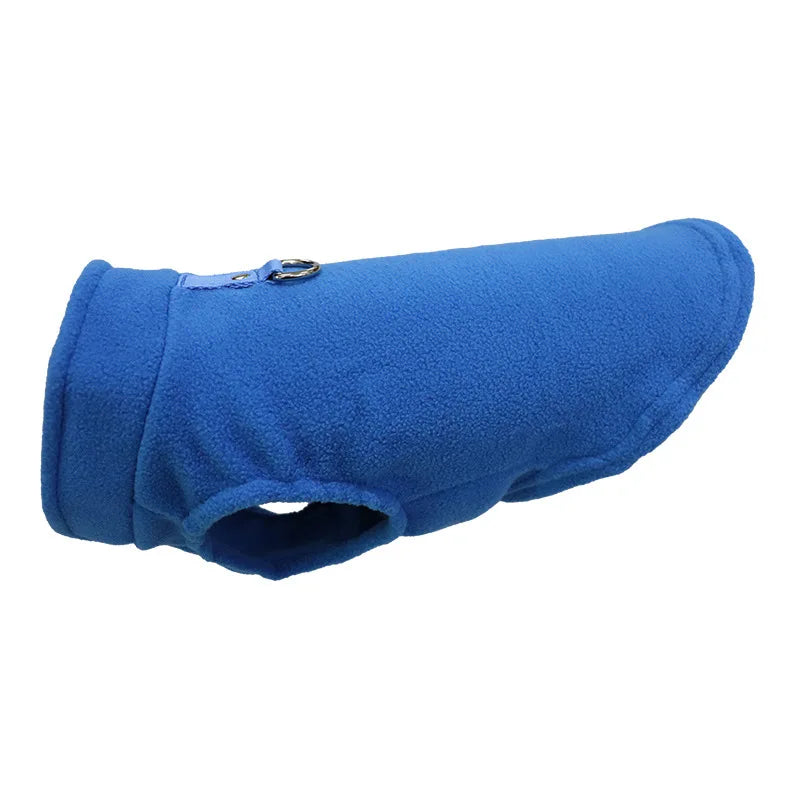 Roupas de inverno quentes de lã para cães, jaqueta macia para animais de estimação, colete com argola em D para filhotes pequenos, casaco para gatos, chihuahua, buldogue francês, fantasia de pug