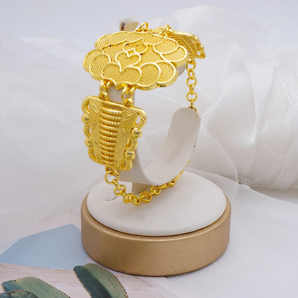 Conjuntos de joias finas 2023 para mulheres, presentes de casamento, colar, pulseira, brincos, anel, joias com contas africanas