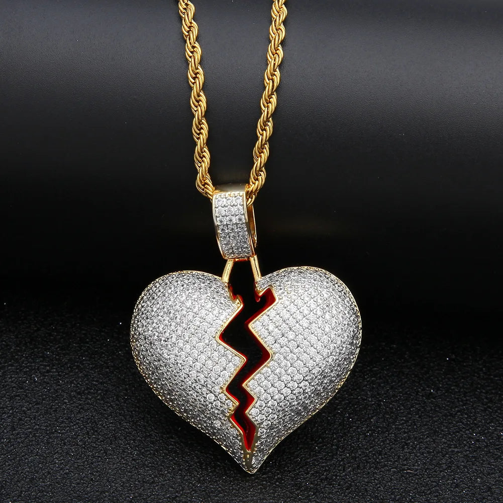 Pingente de alfabeto XO com zircônia incrustada em metal, tendência, personalidade, masculino, feminino, glamour de rua, moda hip hop, colar, joias, presentes