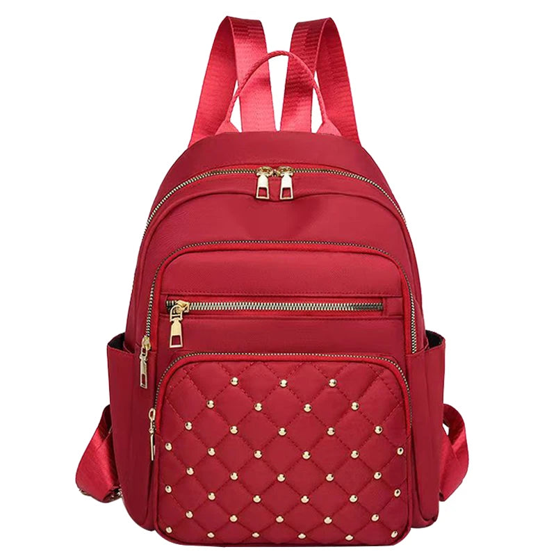 Mochila de viagem, bolsa de ombro duplo, mochila escolar de viagem da moda, bolsa multifuncional feminina de grande capacidade
