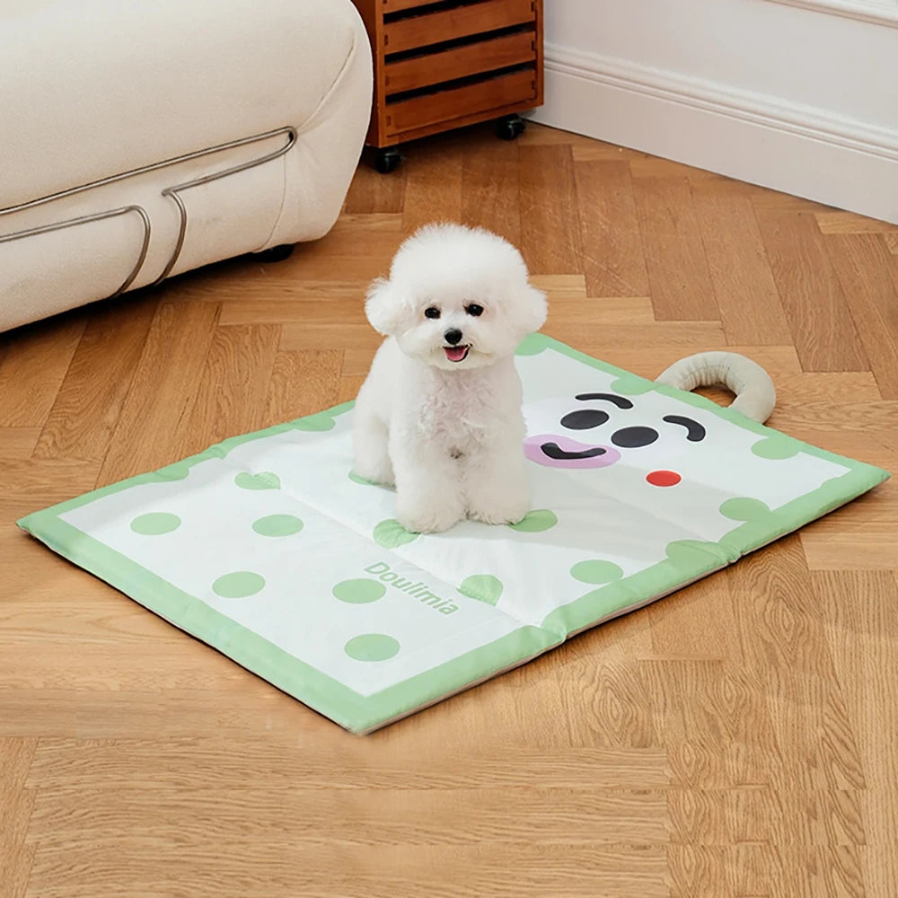 Cama para cães e gatos atualizada 2025 - Colchão para dormir - Impermeável, antiderrapante, dobrável, multifuncional, para ambientes internos e externos