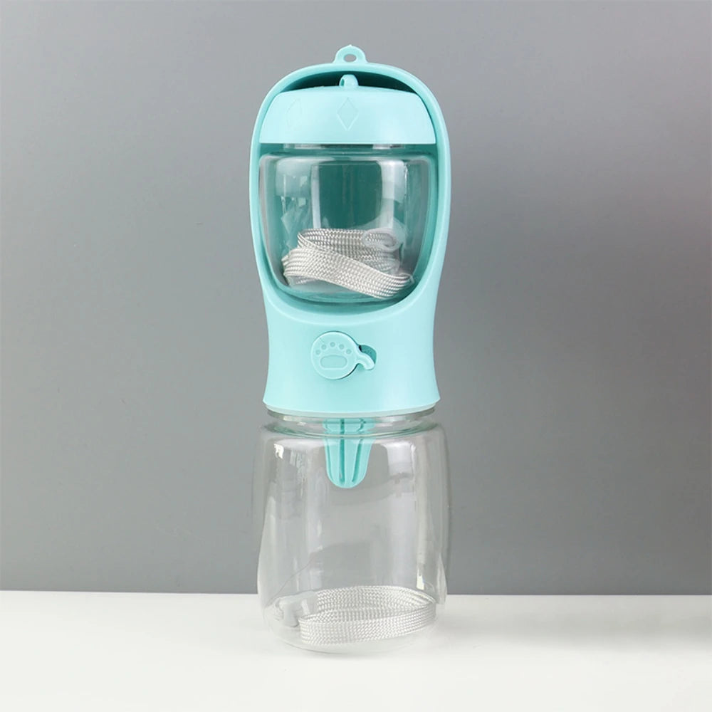 Food Grade Material Pet Water Bottle Food Storager Container Portable Pet Travel Feeder Bowl for Dog Cat Pet Supplies