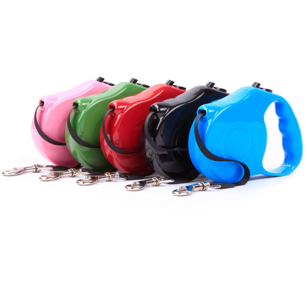 3M Retractable Dog Leash Telescopic Traction Belt Automatic Walking Leads for Small Medium Pets Comfortable One Finger Lock