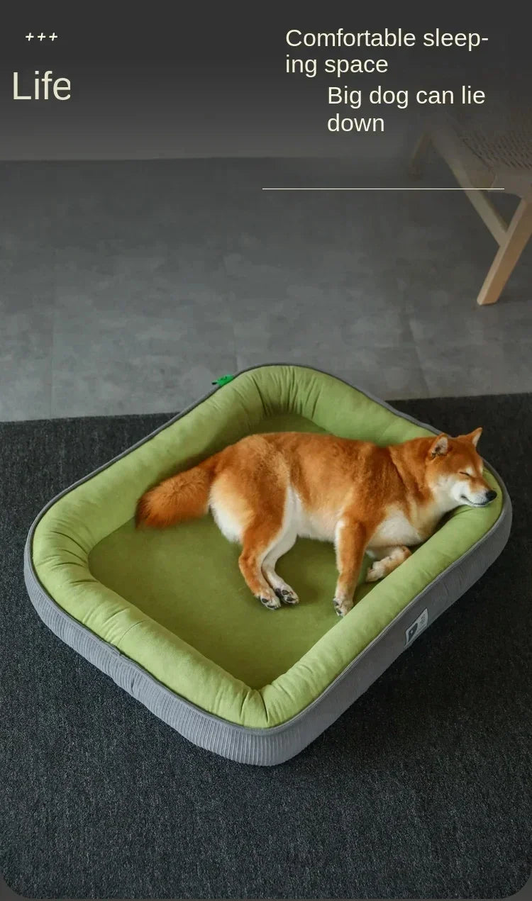 1PC Winter Warm Dog Bed Soft Memory Foam Pet Sleeping Mat for Small Medium Dogs Cats Removable Non-slip Dog Kennel Pet Supplies
