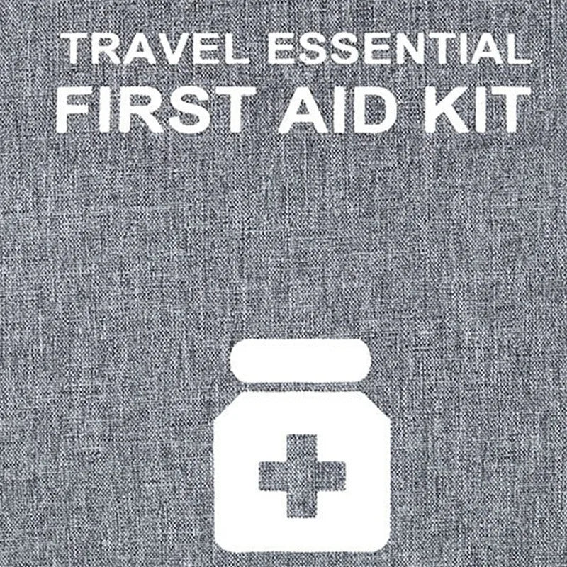 Kit de primeiros socorros para a família, 1 peça, portátil, para viagem, para uso externo, bolsa de armazenamento de medicamentos em camadas, grande capacidade, para uso doméstico