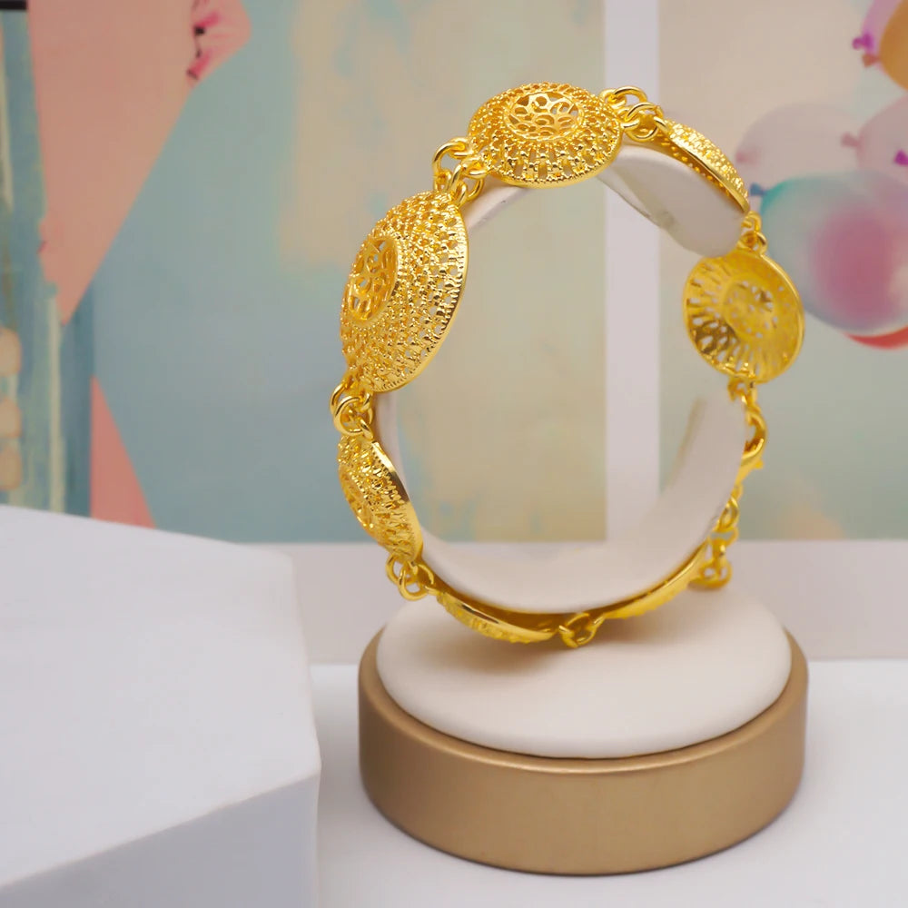 Conjuntos de joias finas 2023 para mulheres, presentes de casamento, colar, pulseira, brincos, anel, joias com contas africanas