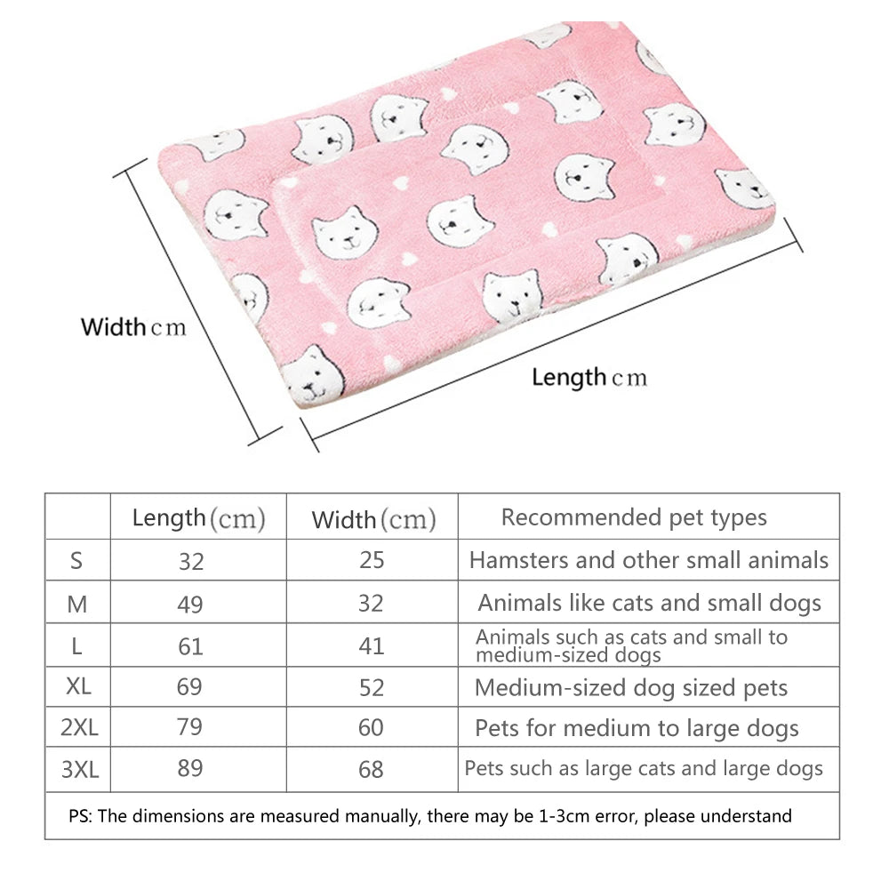 Cama para cães de estimação, quente para todas as estações, grossa, almofada para ninho de gato, sofá macio para cães de estimação, cama elástica para gatos, acessórios para cães de médio porte