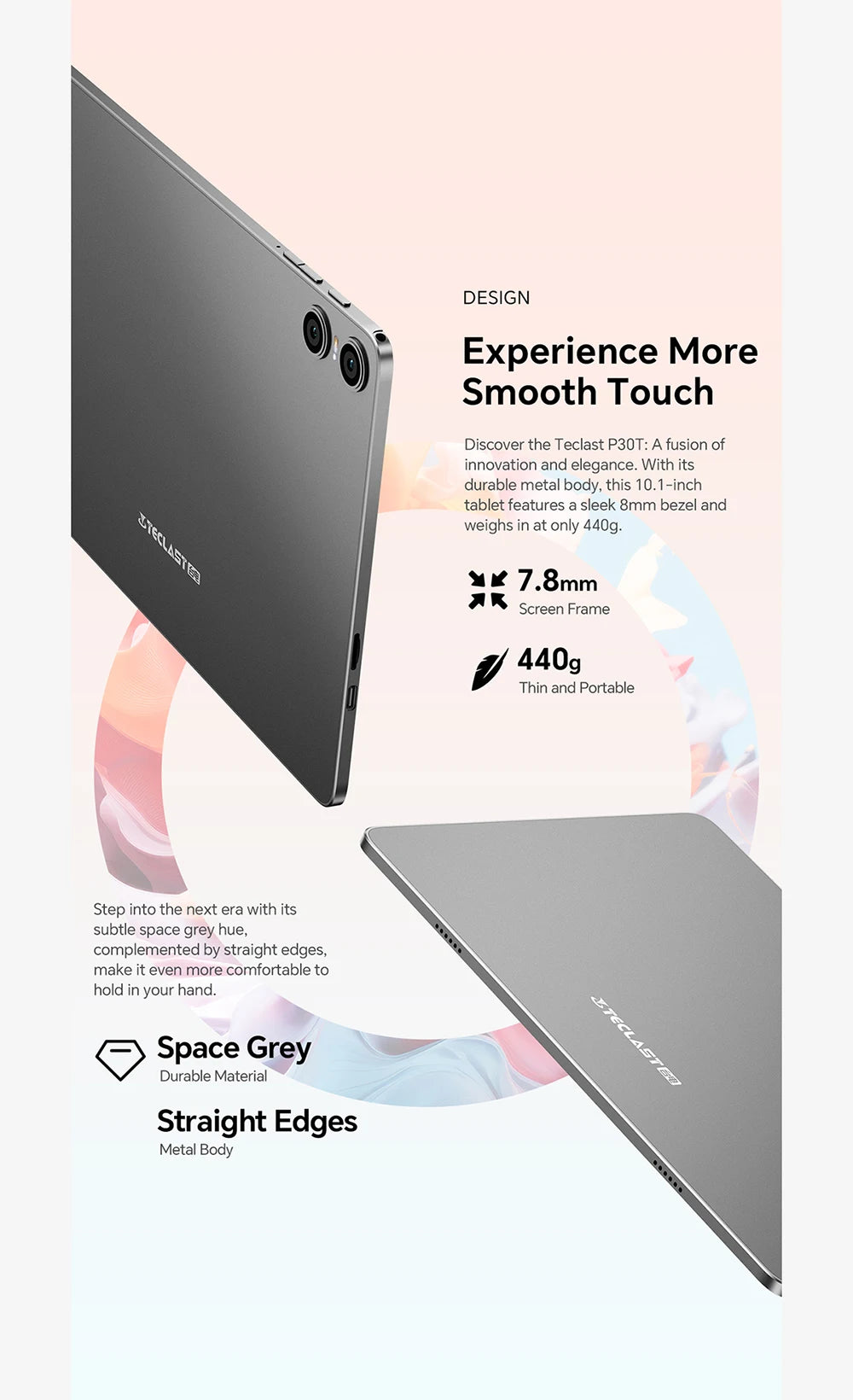 Tablet Teclast P30T Android 15 10.1" IPS Max 12GB RAM 128GB ROM T606 8-core 6000mAh Teclado/Capa/Mouse/Caneta/Fone de Ouvido/Suporte