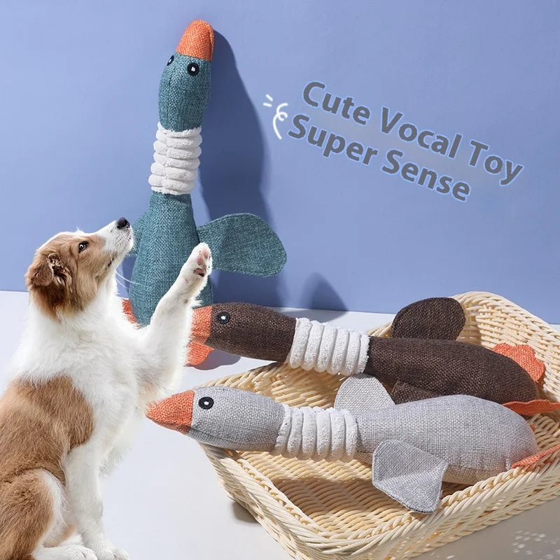 Cães mordem gansos com a boca, fazendo sons, brincando com peixes, mordendo animais de estimação, limpando os dentes, treinamento interativo para animais de estimação