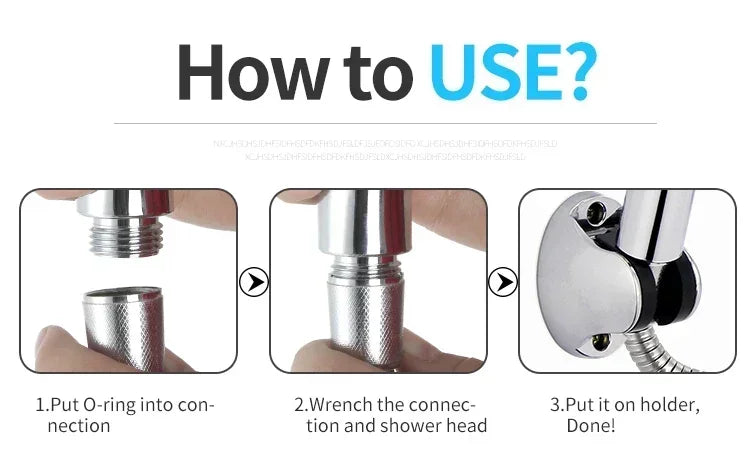 Chuveiro de alta pressão com 300 furos, bico de pulverização com efeito de chuva, acessórios para chuveiro de banheiro e casa