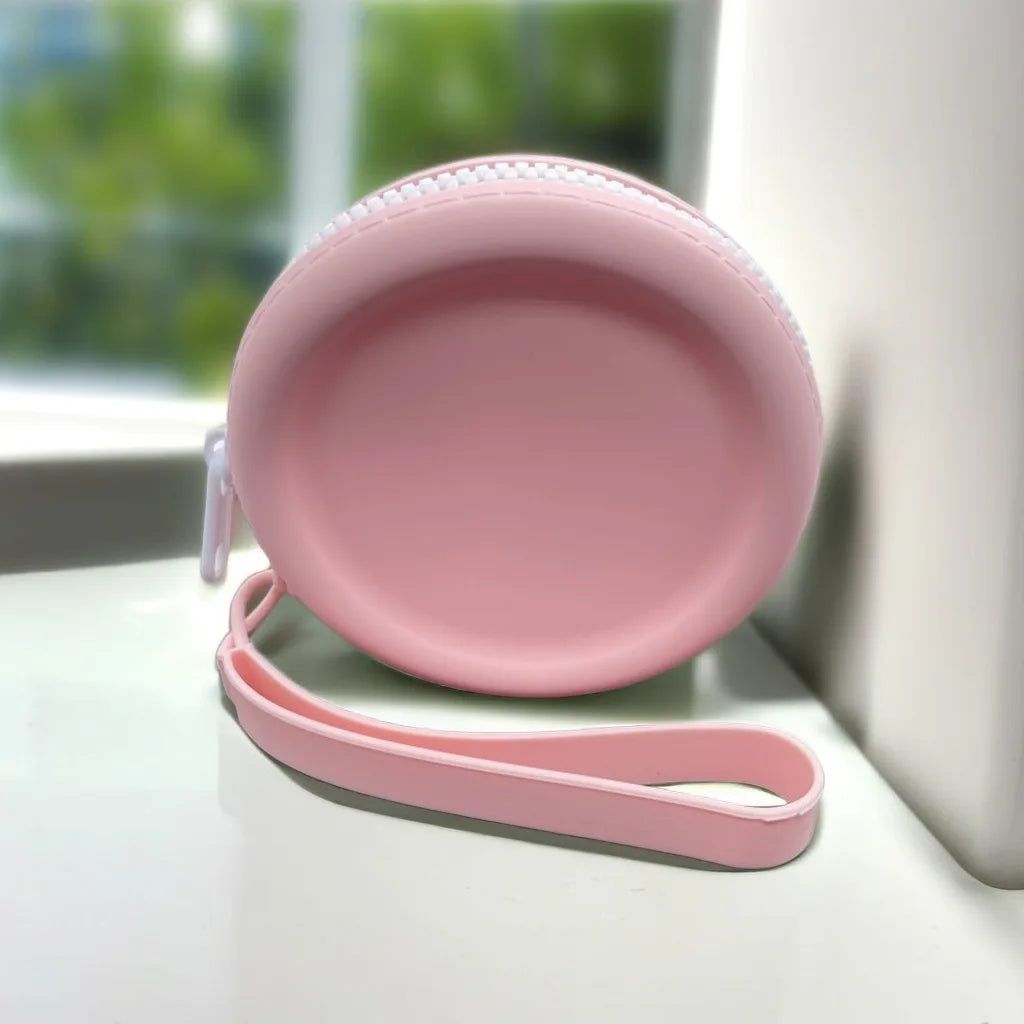 Bolsa de treinamento para petiscos de cachorro, bolsa portátil de silicone para petiscos de cachorro com cordão e gancho para armazenamento de suprimentos para caminhadas ao ar livre