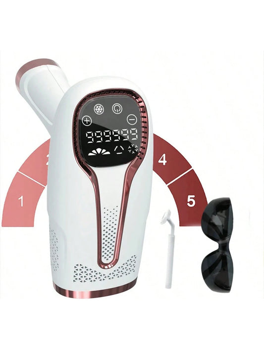 04 Depilador indolor, dispositivo de depilação a laser IPL para mulheres e homens, 3 em 1 para uso doméstico, para corpo inteiro, rosto, axilas, virilha e braços