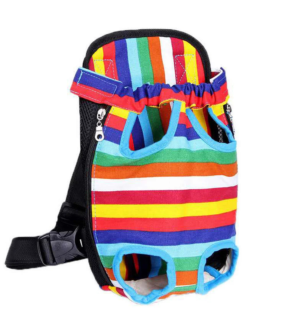 Bolsa de transporte ajustável para gatos, mochila de ombro duplo para animais de estimação, bolsa portátil para viagens ao ar livre, acampamento, caminhada, bolsa para gatos e cachorros