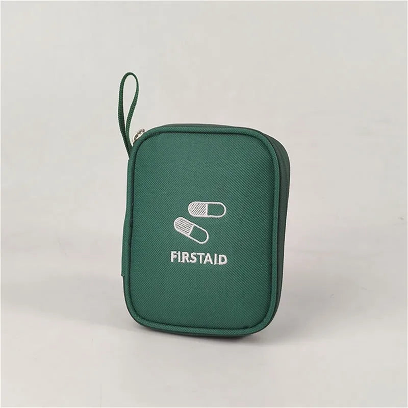 Kit de primeiros socorros para a família, 1 peça, portátil, para viagem, para uso externo, bolsa de armazenamento de medicamentos em camadas, grande capacidade, para uso doméstico