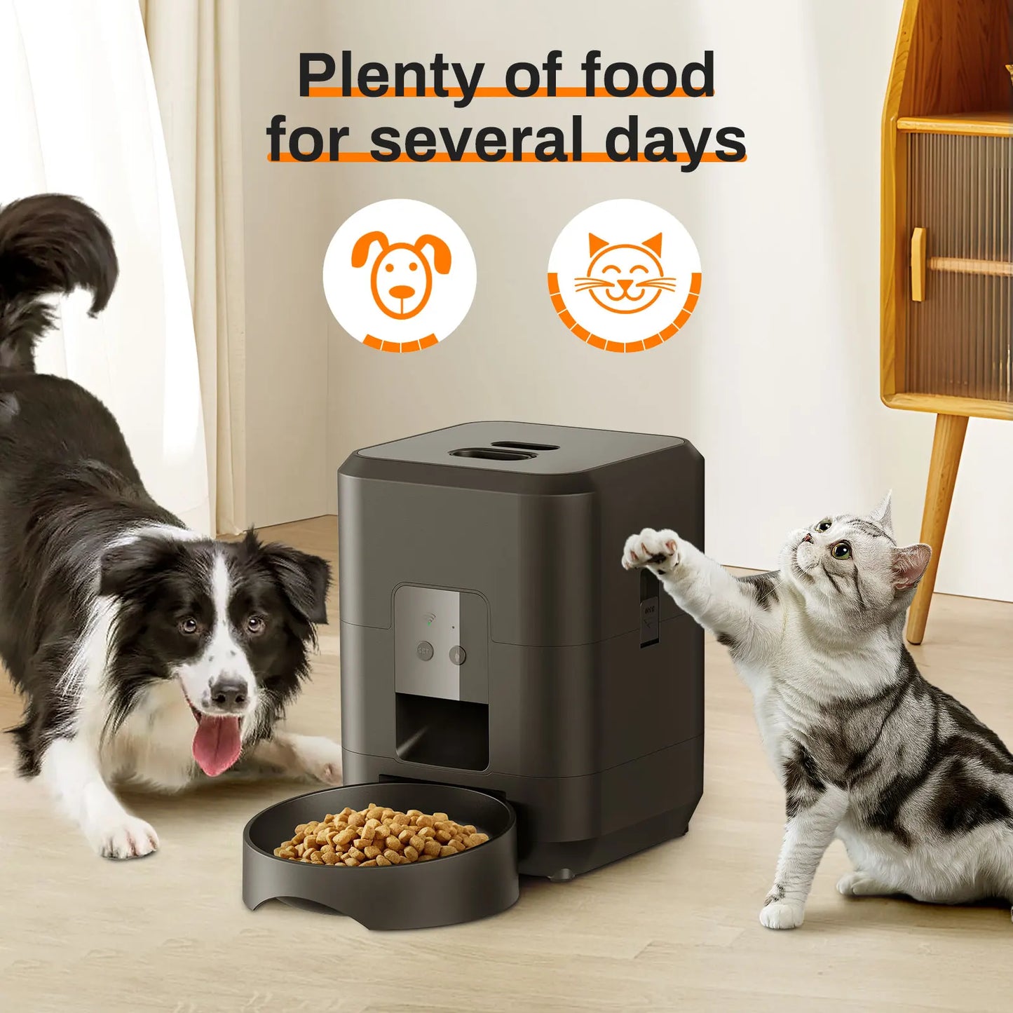 Smart Pet Feeder Automatic Cat Feeder Dog Slow Food Machine With Timed Quantitative Automatic Cat Food Dispenser Cat Dog Bowl.pet shop