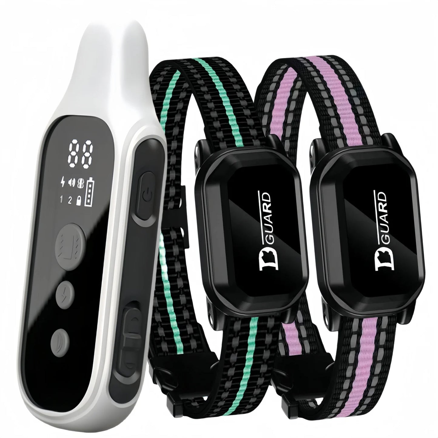 Anti-barking device Remote Control Training Collar For Pet Rechargeable Dog Bark Control Stop Shock Collar Suitable for all dogs