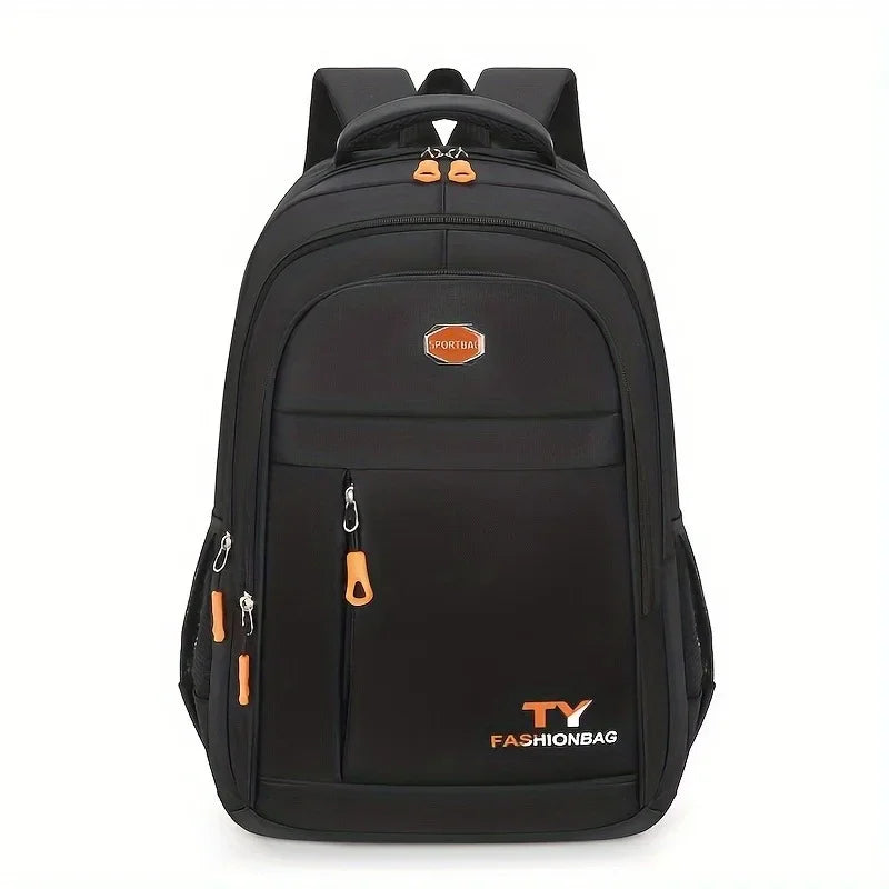 1 Mochila Masculina, Mochila Casual Impermeável de Grande Capacidade, Mochila Ajustável para Computador