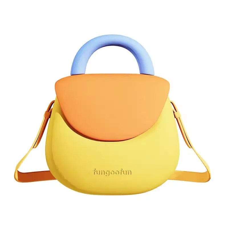Bolsa de ombro transversal impermeável e espaçosa para mulheres, resistente a arranhões, leve, 4 cores da moda, bolsa esportiva de EVA