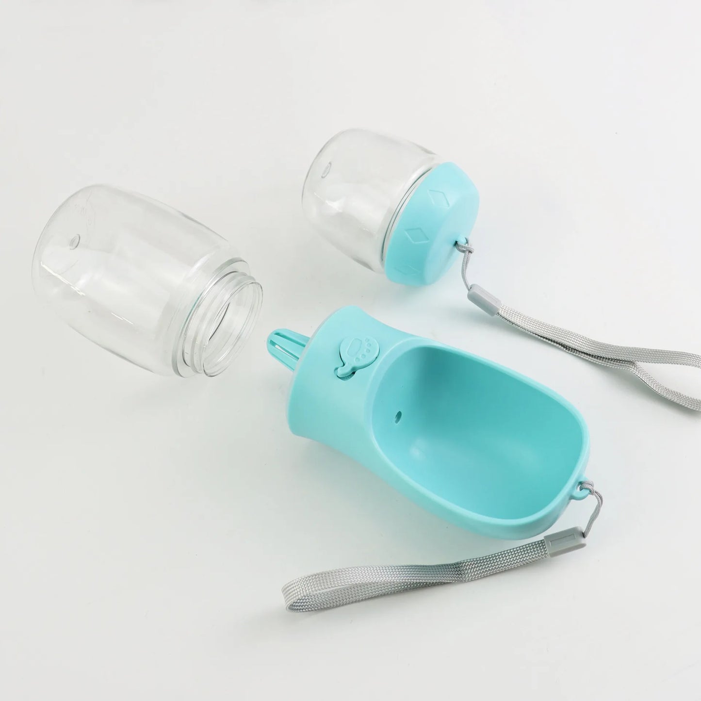 Food Grade Material Pet Water Bottle Food Storager Container Portable Pet Travel Feeder Bowl for Dog Cat Pet Supplies