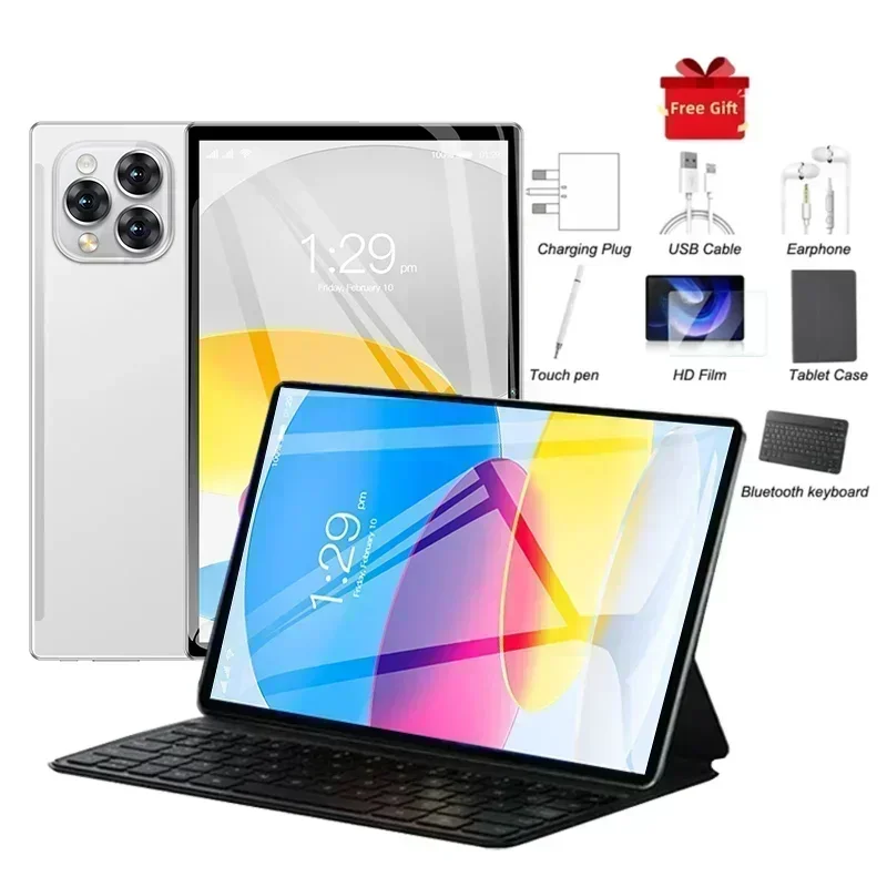 Tablet Pad 15 Pro Original 2025 Android 14 Snapdragon 888 11 polegadas HD 16 GB + 1 TB 20000 mAh 5G Dual SIM Bluetooth WiFi GPS