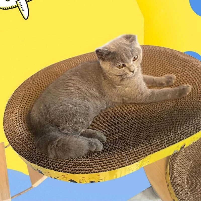 2025 Novo Arranhador para Gatos em Forma de Ninho de Árvore para Afiar Raspador