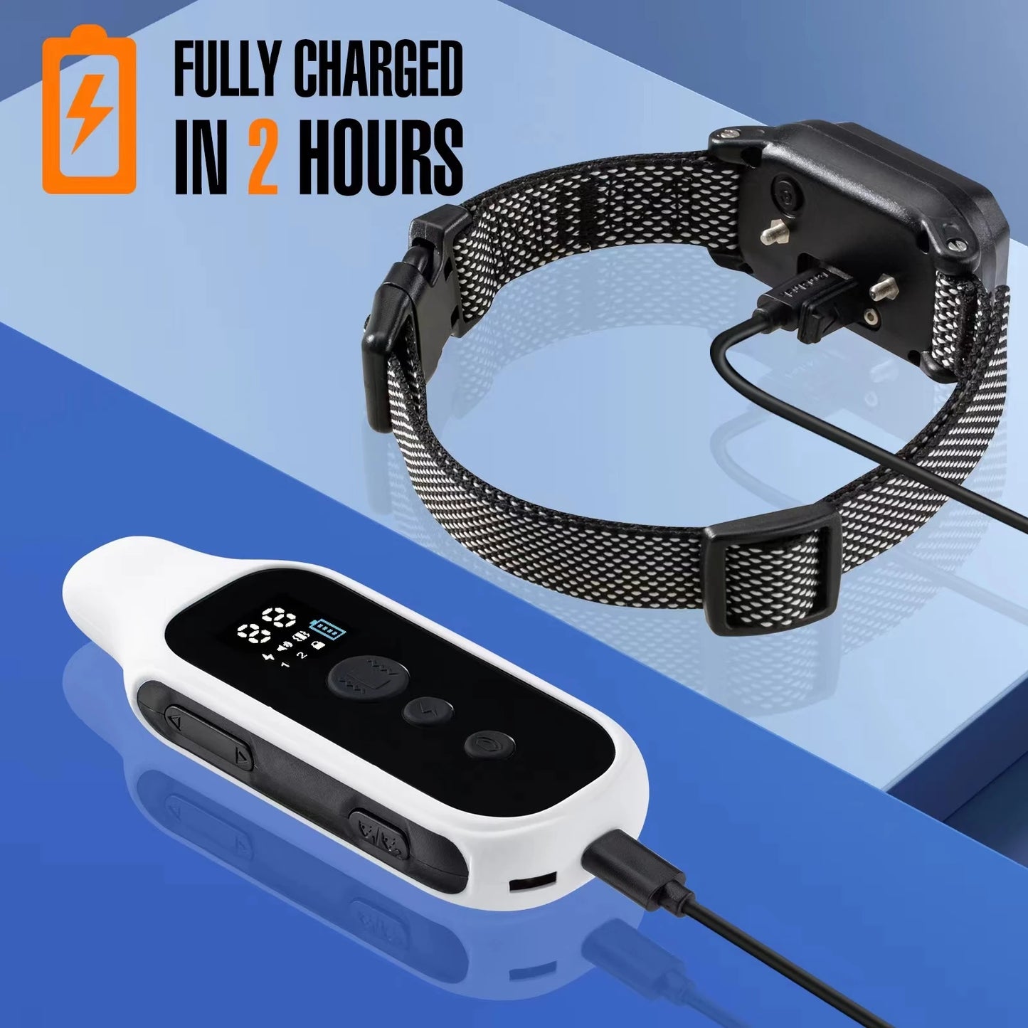 Shock Collar for Dogs, Dog Training Collar with Remote Control 3500FT, 3 Training Modes, IP67 Waterproof E Collar for Small