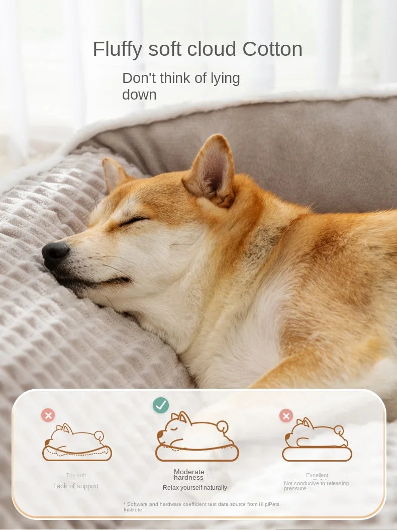 New Cat Bed Dog Pet Bed Kennel Non-Slip Winter Warm Small Dog Kennel Sleeping Removed Washed Soft Puppy Cushion Cat Supplies