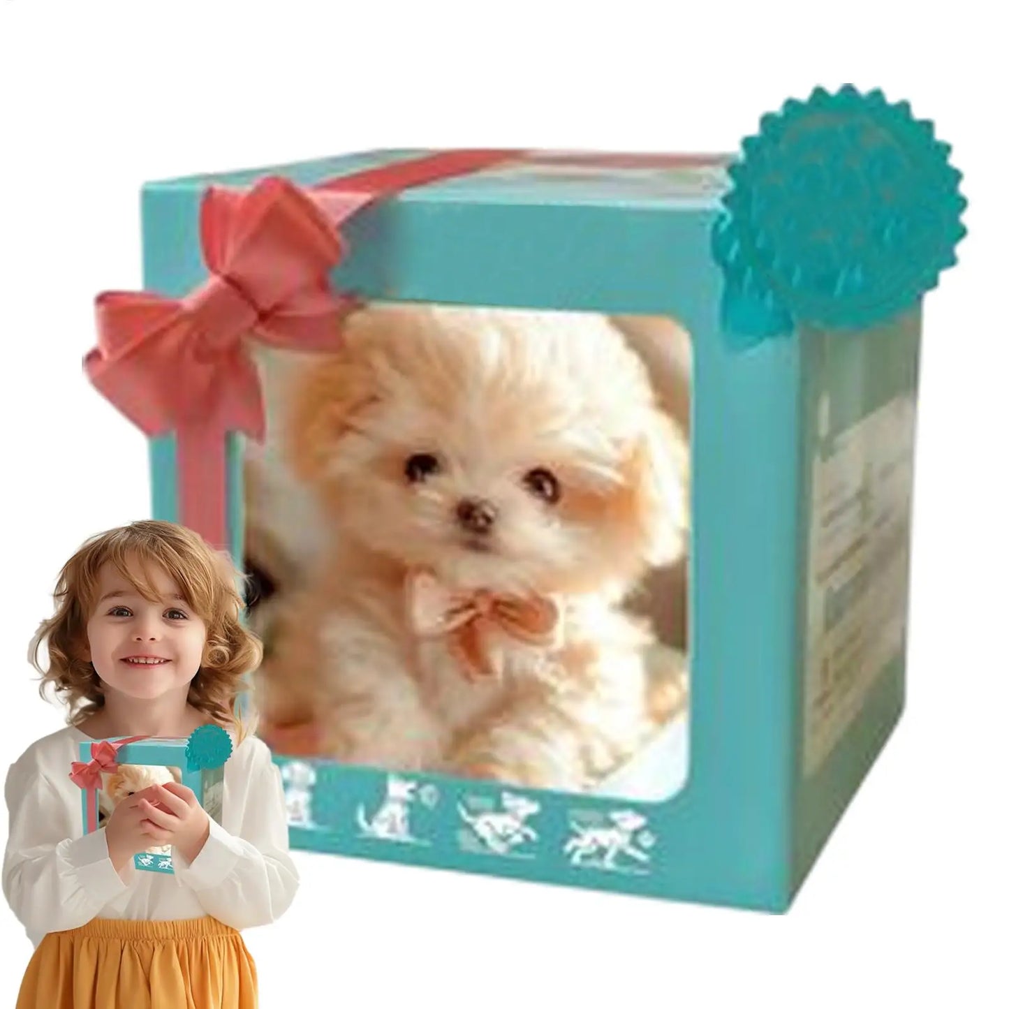 Simulação inteligente de cachorro robô elétrico de estimação que parece real, andando, brinquedo de pelúcia robô interativo interessante para presente