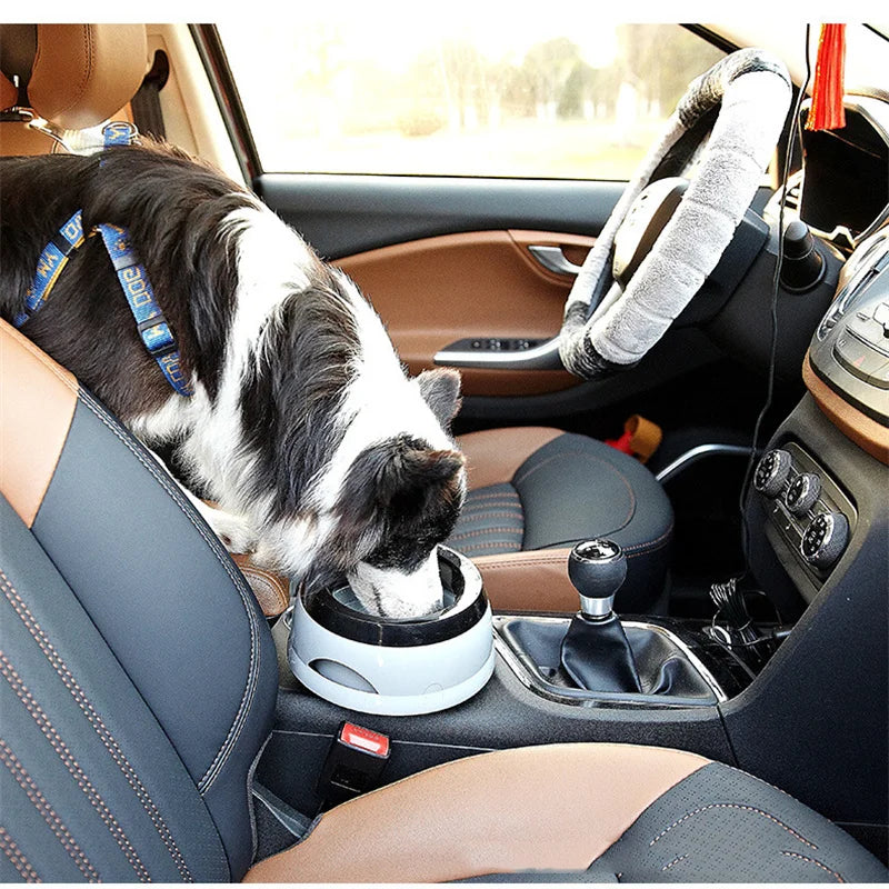 Tigelas flutuantes para cães e gatos, tigelas portáteis de plástico para gatos, tigelas flutuantes que não molham a boca e não derramam água potável, acessórios para cães