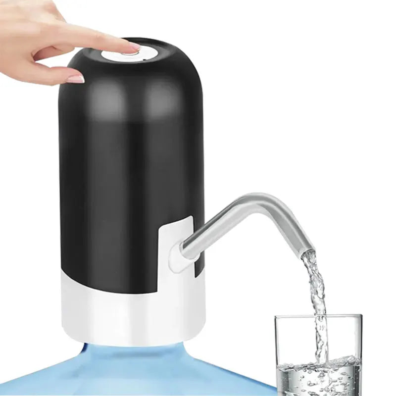 Dispensador de garrafa de água de 5 galões com carregamento USB Bomba de água potável automática Dispensador de água elétrico portátil Interruptor de garrafa de água