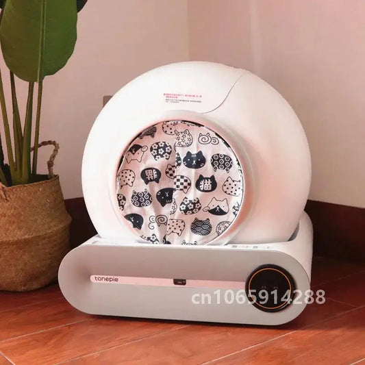 Cortina de porta à prova de odores e poeira para bacia de gato, combinando com cortinas para caixa de areia automática TONEPIE PETREE, produtos para animais de estimação