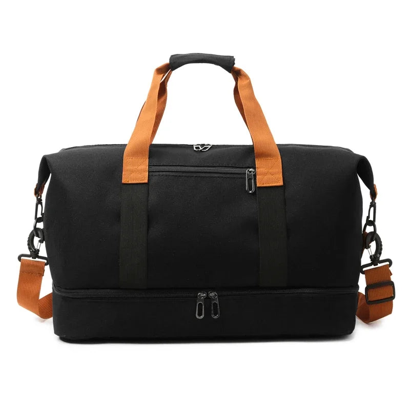 Large-capacity portable travel bag, lightweight gym bags, independent shoe compartment, shoulder messenger bag Дорожные сумки 가방